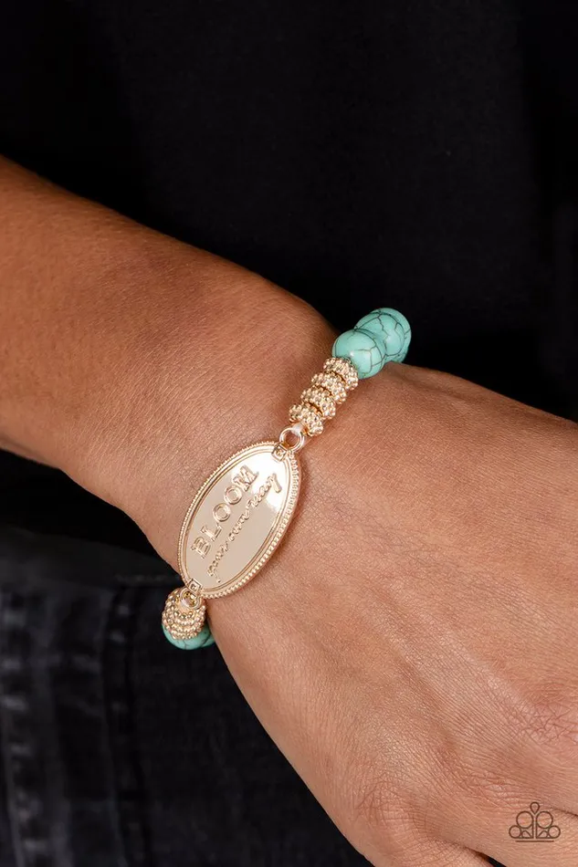 Bracelets Paparazzi Jewelry Paparazzi Bracelet Bedouin Bloom Gold