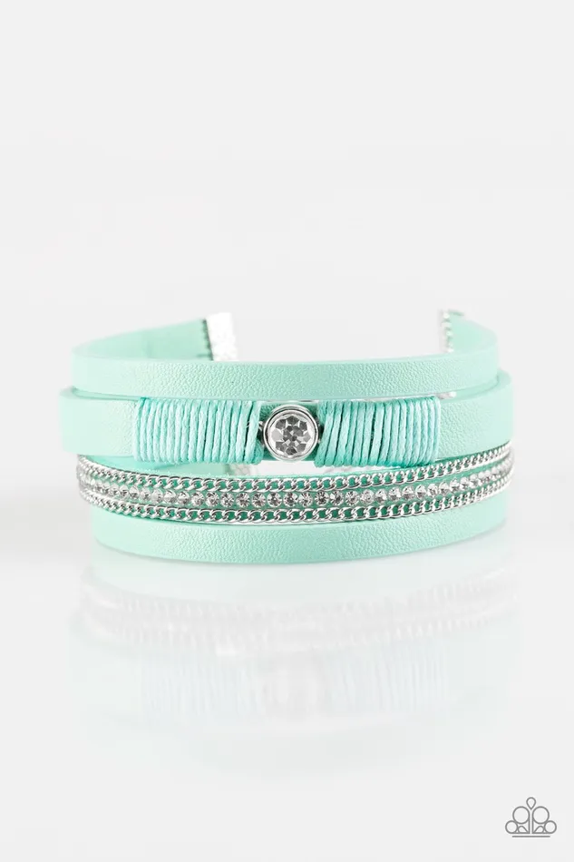 Bracelets Paparazzi Jewelry Paparazzi Bracelet Catwalk Craze Green