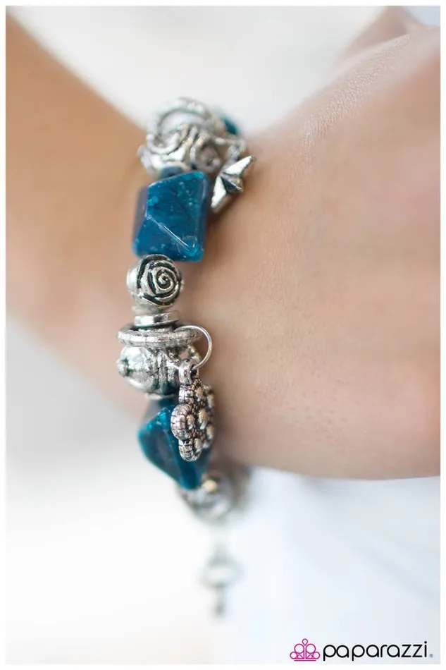 Bracelets Paparazzi Jewelry Paparazzi Bracelet Charming Cosmopolitan Blue