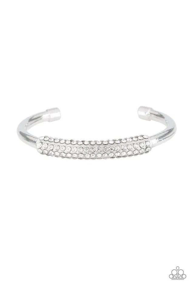 Bracelets Paparazzi Jewelry Paparazzi Bracelet Day to Day Dazzle White
