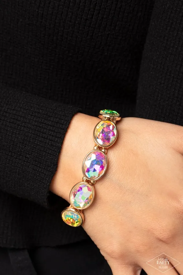 Bracelets Paparazzi Jewelry Paparazzi Bracelet Diva In Disguise Gold