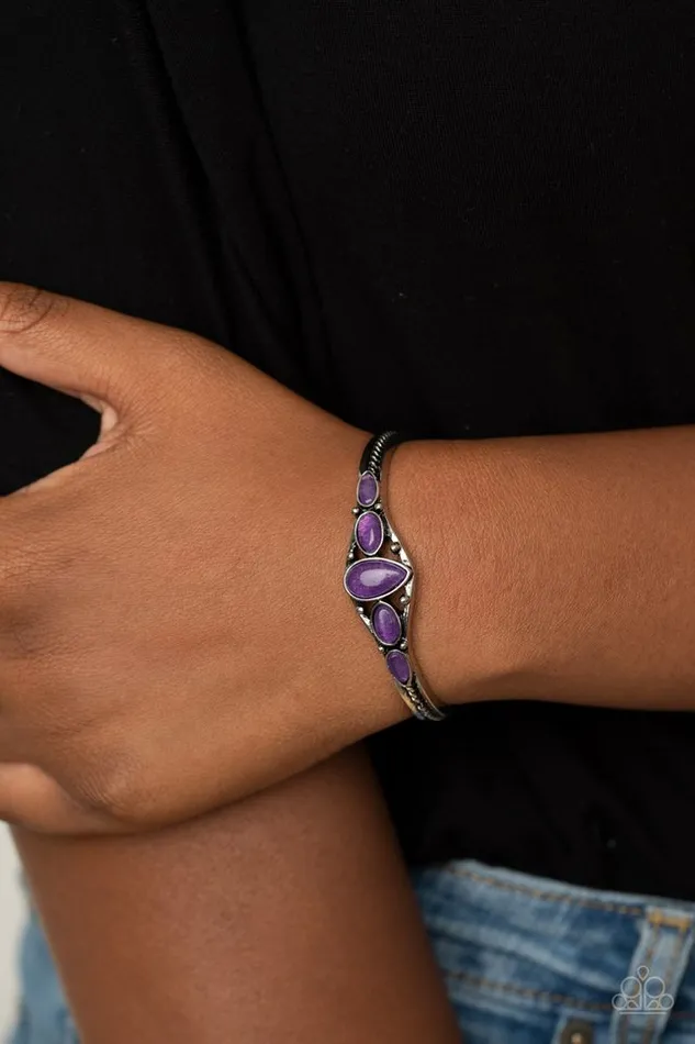 Bracelets Paparazzi Jewelry Paparazzi Bracelet Dream Beam Purple