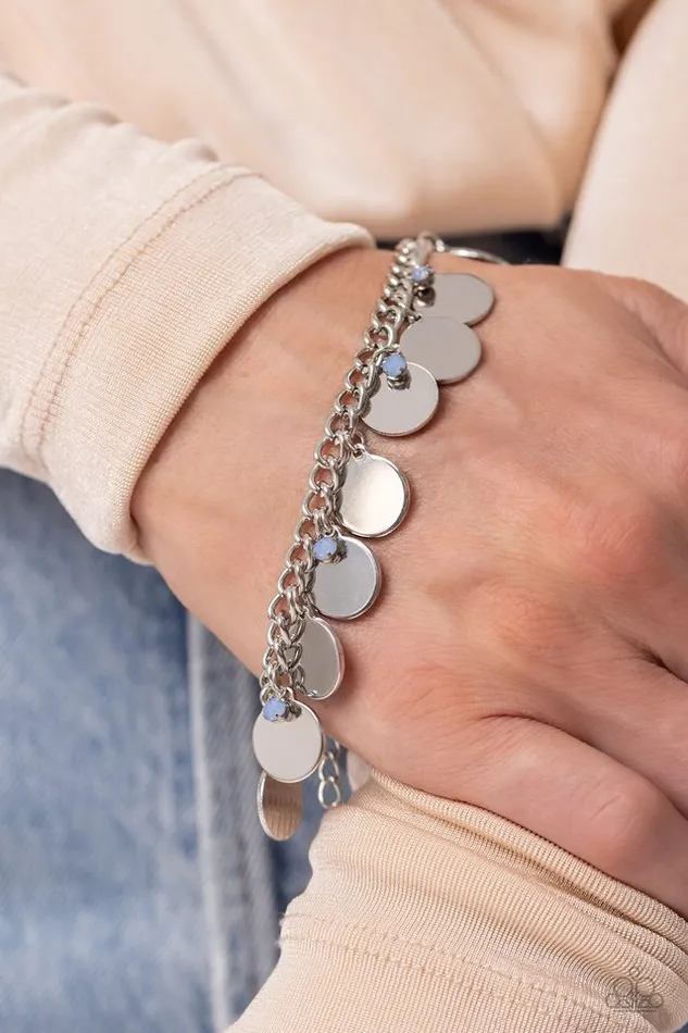 Bracelets Paparazzi Jewelry Paparazzi Bracelet Dreamy Discs Blue