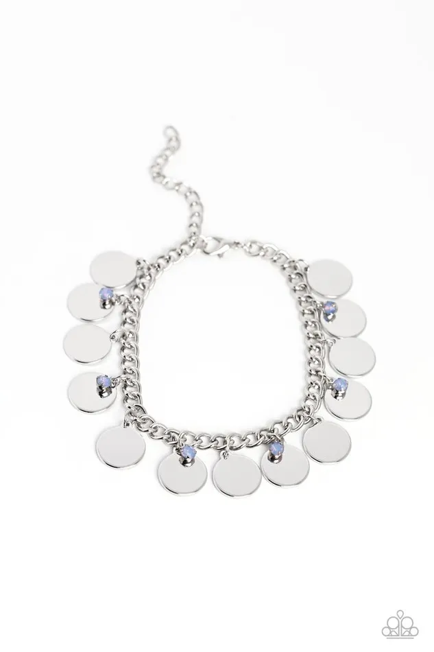 Bracelets Paparazzi Jewelry Paparazzi Bracelet Dreamy Discs Blue Bracelets Paparazzi Jewelry Paparazzi Bracelet Dreamy Discs Blue