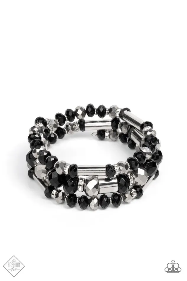 Bracelets Paparazzi Jewelry Paparazzi Bracelet Dynamic Dazzle Black Bracelets Paparazzi Jewelry Paparazzi Bracelet Dynamic Dazzle Black