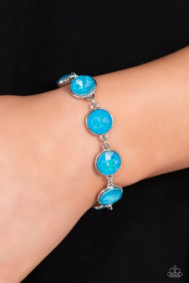 Bracelets Paparazzi Jewelry Paparazzi Bracelet Enchanted Emblems Blue