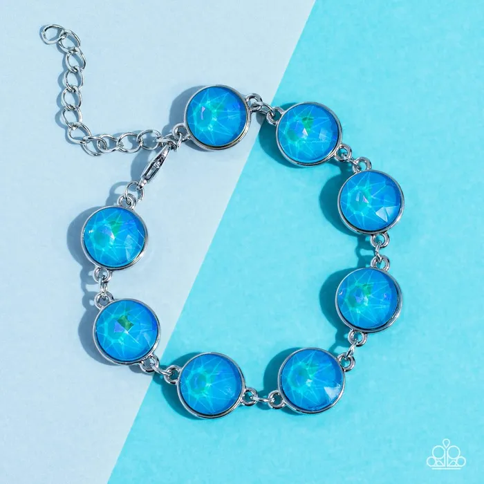 Bracelets Paparazzi Jewelry Paparazzi Bracelet Enchanted Emblems Blue Bracelets Paparazzi Jewelry Paparazzi Bracelet Enchanted Emblems Blue