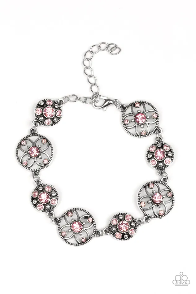 Bracelets Paparazzi Jewelry Paparazzi Bracelet Flowery Fashion Pink