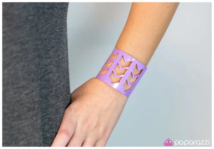 Bracelets Paparazzi Jewelry Paparazzi Bracelet Get to the Point Purple