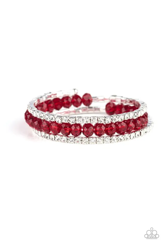Bracelets Paparazzi Jewelry Paparazzi Bracelet Glamified Fashion Red