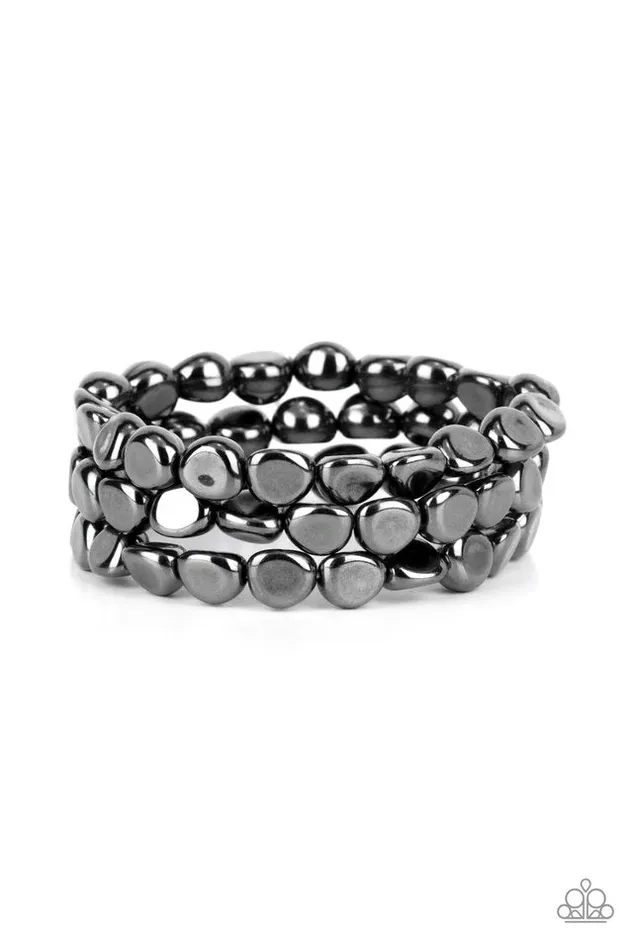 Bracelets Paparazzi Jewelry Paparazzi Bracelet HAUTE Stone Black Bracelets Paparazzi Jewelry Paparazzi Bracelet HAUTE Stone Black