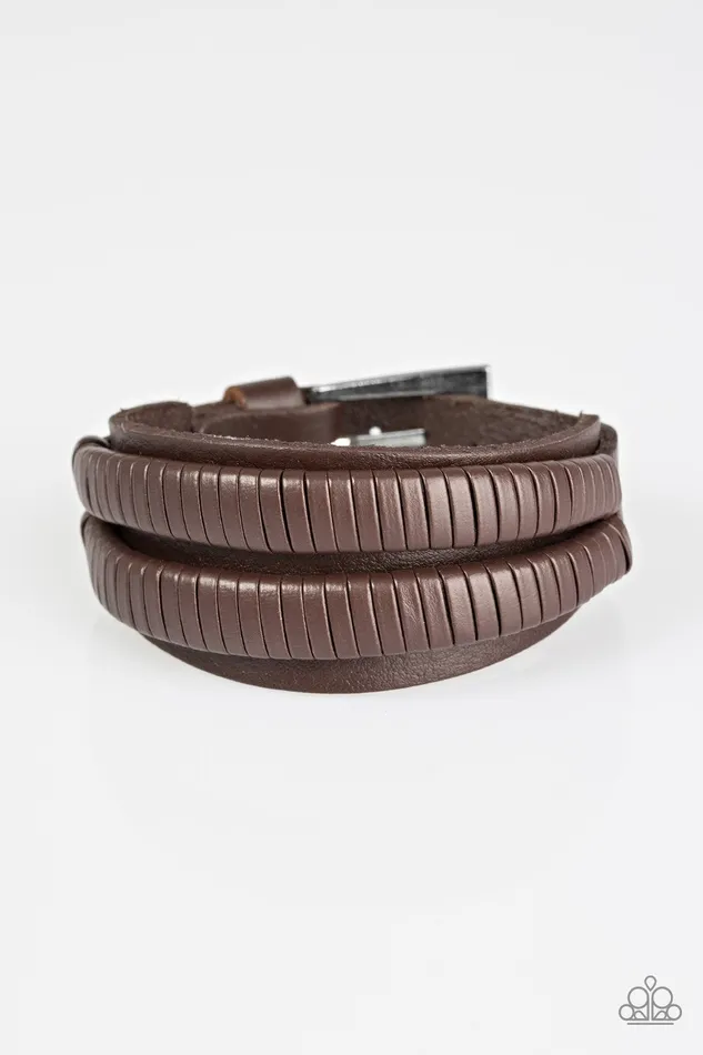 Bracelets Paparazzi Jewelry Paparazzi Bracelet Highland Hiker Brown