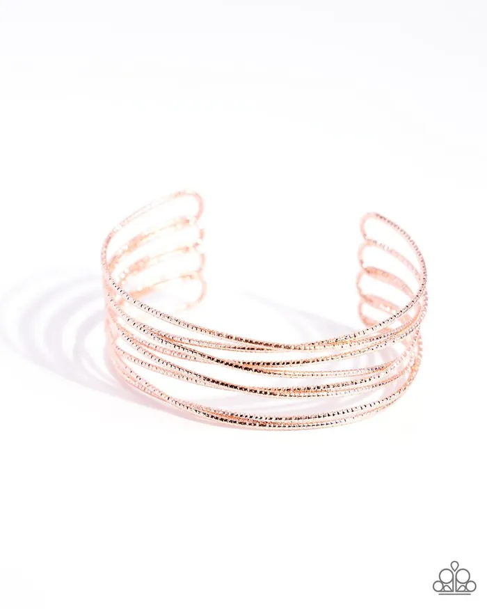 Bracelets Paparazzi Jewelry Paparazzi Bracelet Monochromatic Crossover Copper Bracelets Paparazzi Jewelry Paparazzi Bracelet Monochromatic Crossover Copper