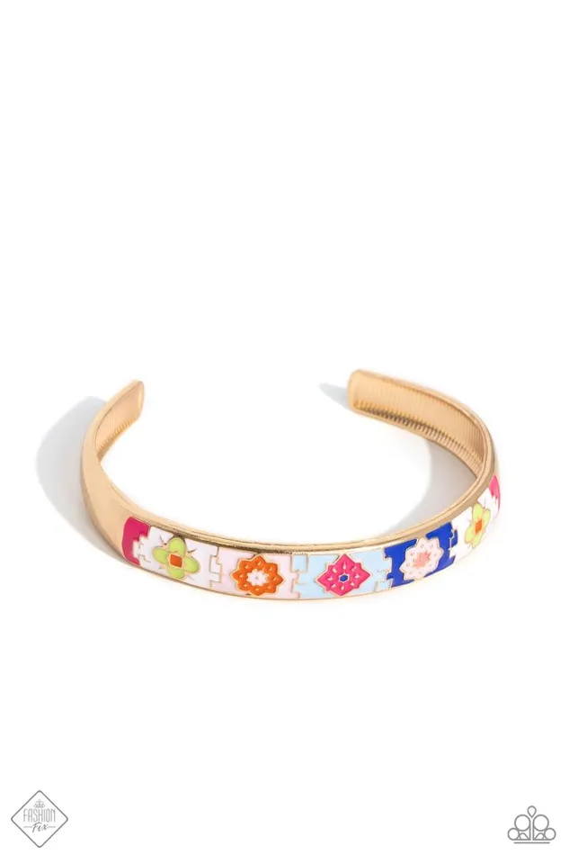 Bracelets Paparazzi Jewelry Paparazzi Bracelet Multicolored Moment Gold Bracelets Paparazzi Jewelry Paparazzi Bracelet Multicolored Moment Gold
