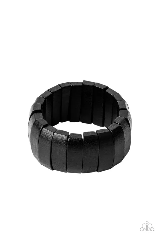 Bracelets Paparazzi Jewelry Paparazzi Bracelet Raise The BARBADOS Black Bracelets Paparazzi Jewelry Paparazzi Bracelet Raise The BARBADOS Black