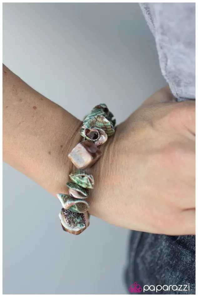 Bracelets Paparazzi Jewelry Paparazzi Bracelet So Glad To SEA You Brown
