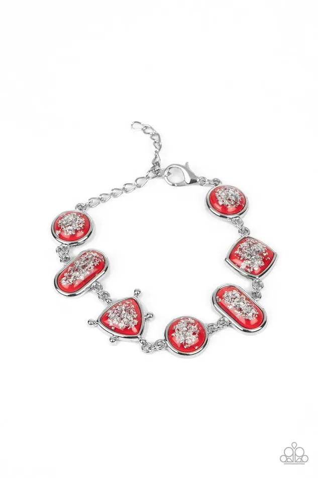 Bracelets Paparazzi Jewelry Paparazzi Bracelet Speckled Shimmer Red Bracelets Paparazzi Jewelry Paparazzi Bracelet Speckled Shimmer Red