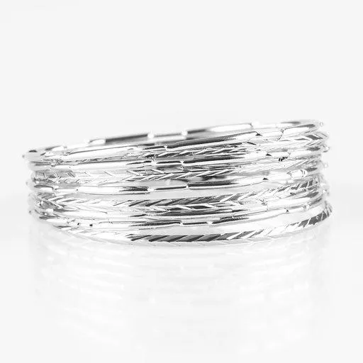 Bracelets Paparazzi Jewelry Paparazzi Bracelet Urban Sprawl Silver