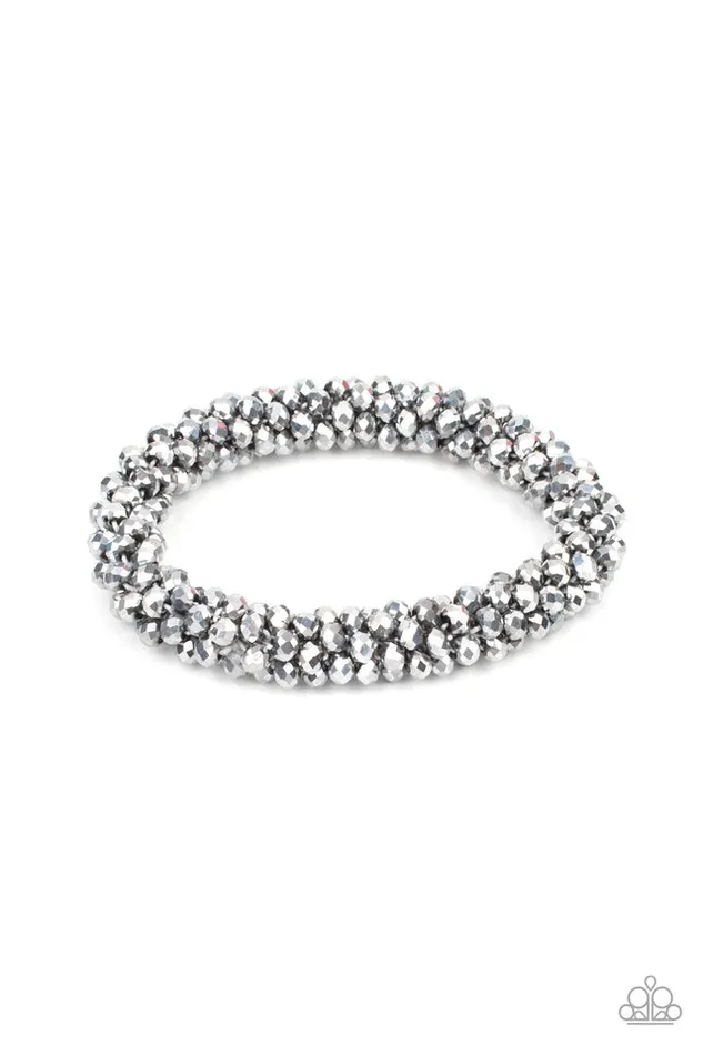 Bracelets Paparazzi Jewelry Paparazzi Bracelet Wake Up and Sparkle Silver Bracelets Paparazzi Jewelry Paparazzi Bracelet Wake Up and Sparkle Silver