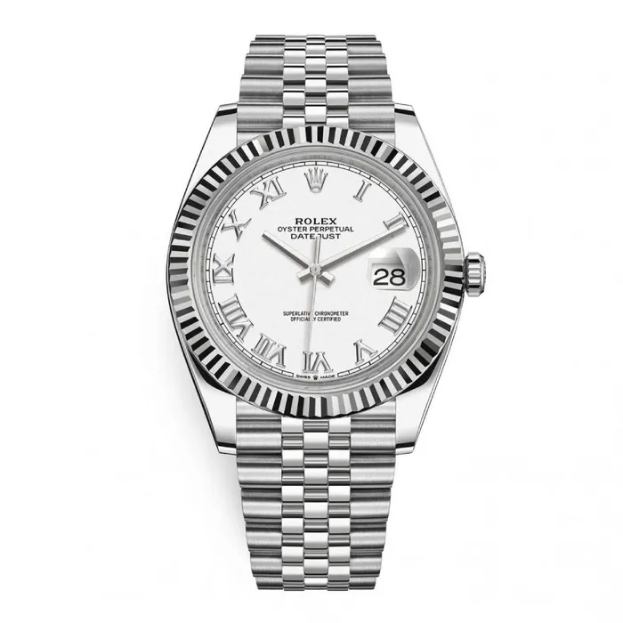 Bracelets Rolex Datejust 41mm Ref 1263340024 White Dial Stainless Steel Jubilee Bracelet Mens Watch Rolex Bracelets Rolex Datejust 41mm Ref 1263340024 White Dial Stainless Steel Jubilee Bracelet Mens Watch Rolex