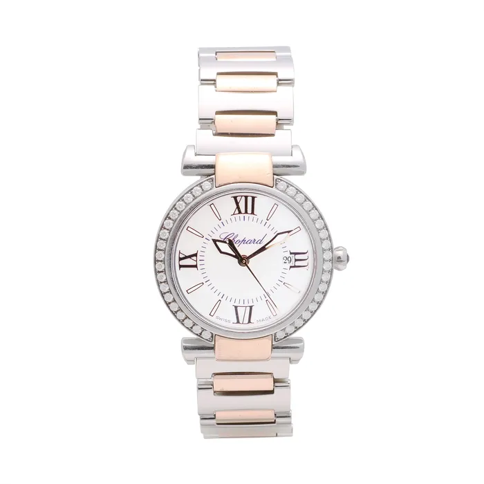 Chopard Watches Chopard Imperiale Watch SSRG MOP Dial Diamond Bezel 28mm Quartz Preowned Chopard Watches Chopard Imperiale Watch SSRG MOP Dial Diamond Bezel 28mm Quartz Preowned