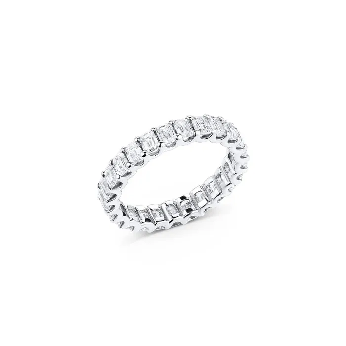 CJ Charles Jewelers Rings Rivire Platinum 271ctw EmeraldCut Diamond Eternity Band CJ Charles Jewelers Rings Rivire Platinum 271ctw EmeraldCut Diamond Eternity Band
