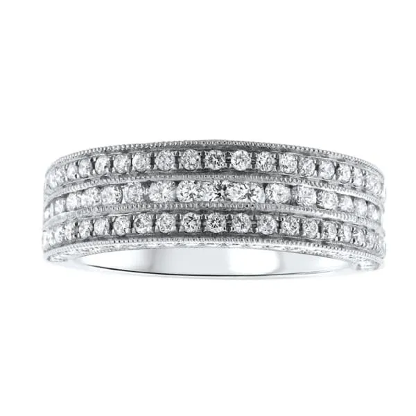 Diamond Source NYC 18kt White Gold Diamond Wedding Band 105ct Diamonds KR08189A1 Rings Diamond Source NYC 18kt White Gold Diamond Wedding Band 105ct Diamonds KR08189A1 Rings