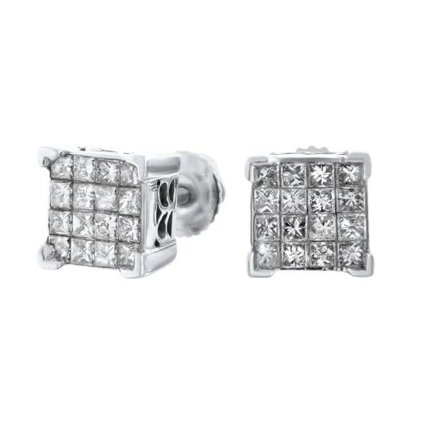Earrings Diamond Source NYC 14kt White Gold Stud Earrings 150ct Diamonds ST3600 Earrings Diamond Source NYC 14kt White Gold Stud Earrings 150ct Diamonds ST3600
