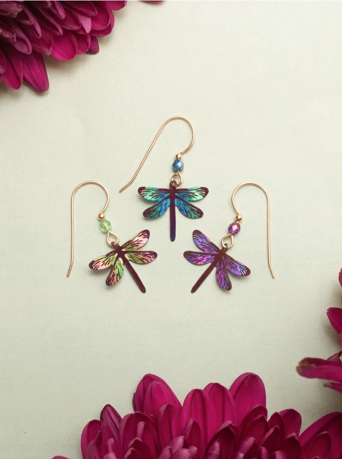 Earrings Dragonfly Dreams Earrings in Turquoise Blue Holly Yashi