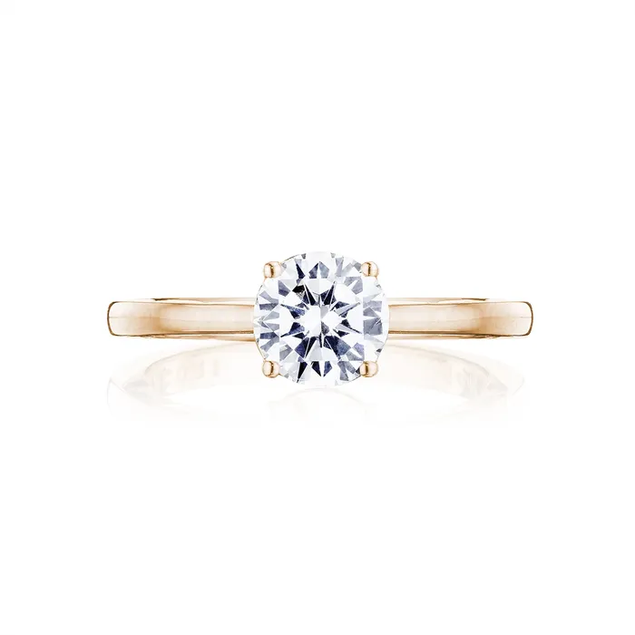 Earrings Engagement Collections Tacori Coastal Crescent 14K Rose Gold Diamond Semimount Earrings Engagement Collections Tacori Coastal Crescent 14K Rose Gold Diamond Semimount
