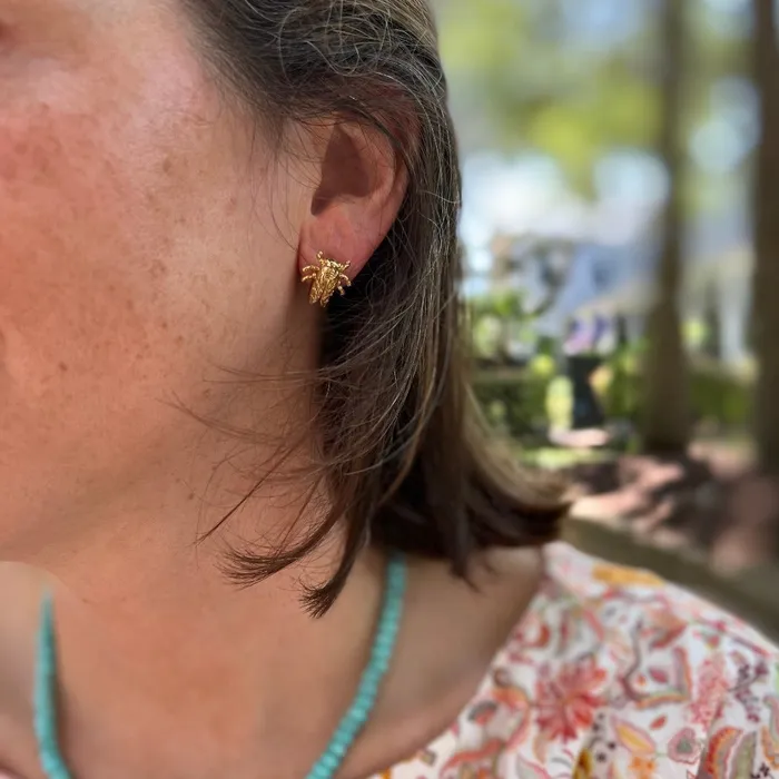 Earrings Goldbug Collection Goldbug Baby Bug Stud Earrings