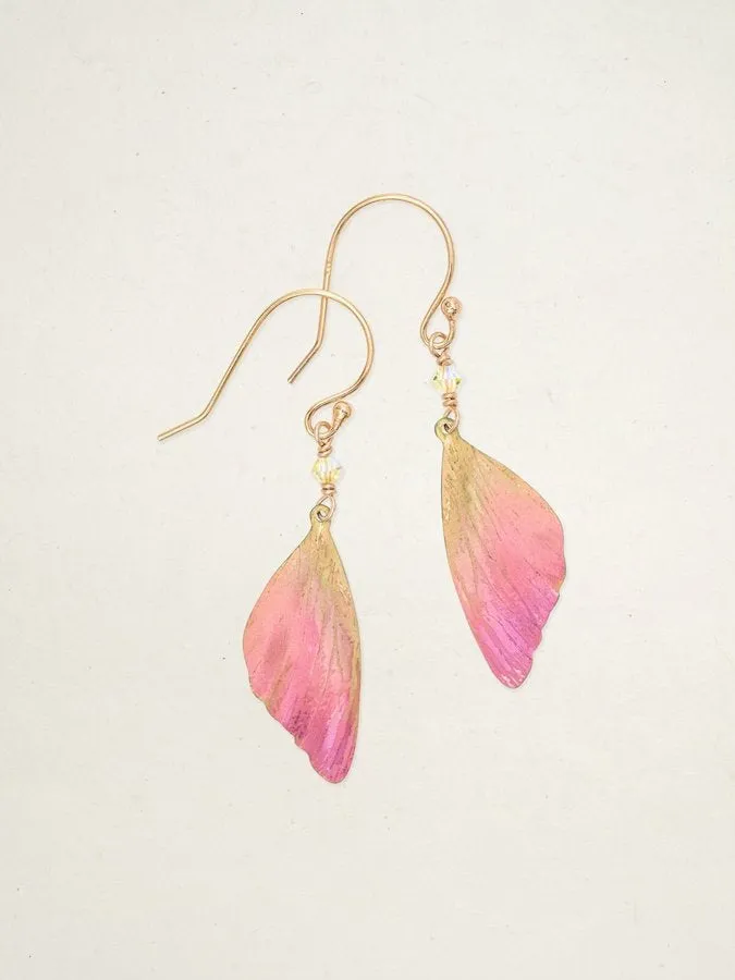 Earrings Holly Yashi Flutterby Earrings in Special Edition Pink