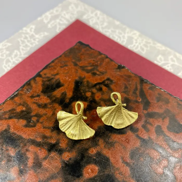 Earrings Michael Michaud Ginkgo Post Earrings
