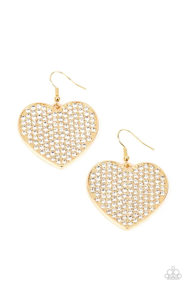 Earrings Paparazzi Earring Romantic Reign Gold Paparazzi Jewelry Earrings Paparazzi Earring Romantic Reign Gold Paparazzi Jewelry