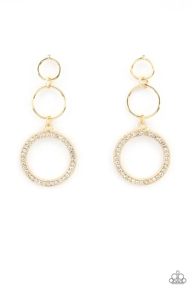 Earrings Paparazzi Earring RuleBreaking Radiance Gold Paparazzi Jewelry Earrings Paparazzi Earring RuleBreaking Radiance Gold Paparazzi Jewelry