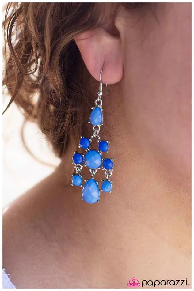 Earrings Paparazzi Jewelry Paparazzi Earring A Change Of Pace Blue