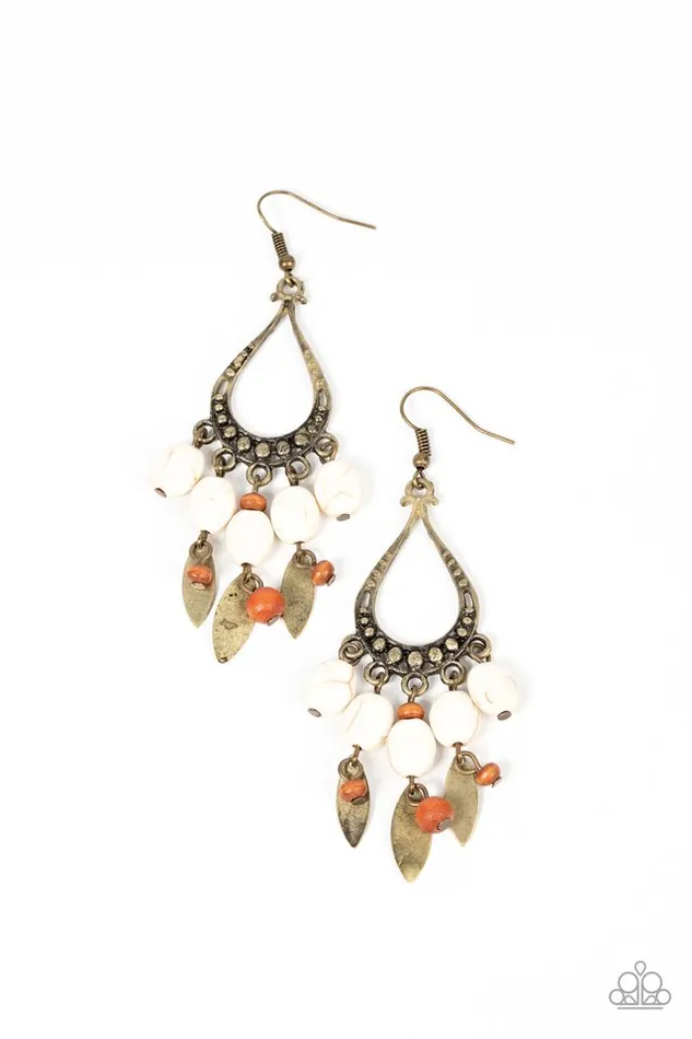 Earrings Paparazzi Jewelry Paparazzi Earring Adobe Air Brass Earrings Paparazzi Jewelry Paparazzi Earring Adobe Air Brass