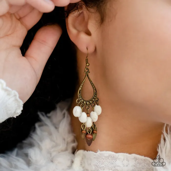 Earrings Paparazzi Jewelry Paparazzi Earring Adobe Air Brass Earrings Paparazzi Jewelry Paparazzi Earring Adobe Air Brass