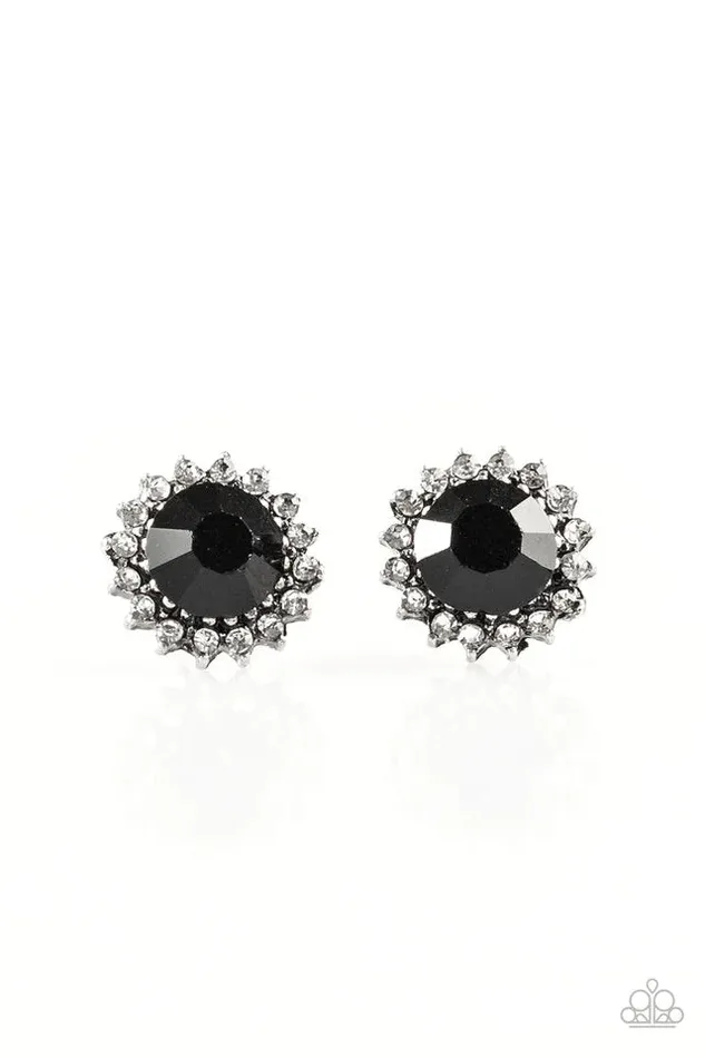 Earrings Paparazzi Jewelry Paparazzi Earring Away We GLOW Black