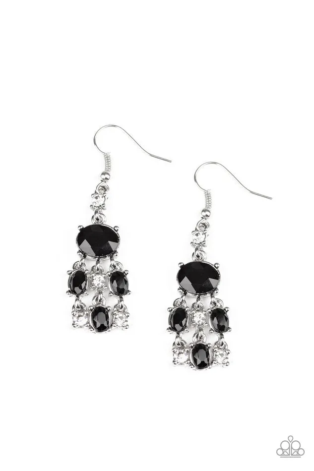 Earrings Paparazzi Jewelry Paparazzi Earring Demurely Divine Black Earrings Paparazzi Jewelry Paparazzi Earring Demurely Divine Black