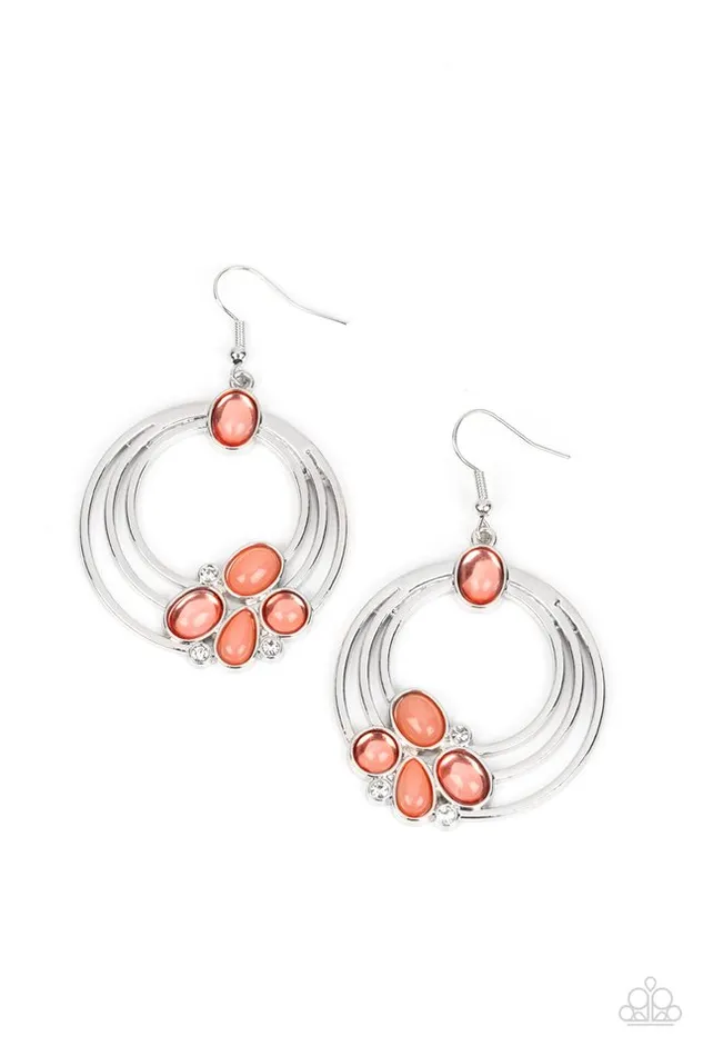 Earrings Paparazzi Jewelry Paparazzi Earring Dreamy Dewdrops Orange Earrings Paparazzi Jewelry Paparazzi Earring Dreamy Dewdrops Orange