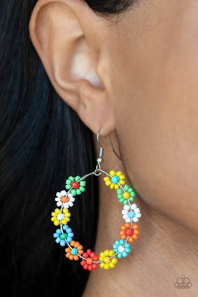 Earrings Paparazzi Jewelry Paparazzi Earring Festively Flower Child Multi