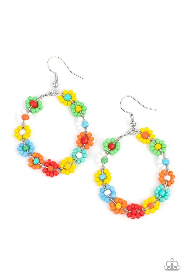 Earrings Paparazzi Jewelry Paparazzi Earring Festively Flower Child Multi Earrings Paparazzi Jewelry Paparazzi Earring Festively Flower Child Multi