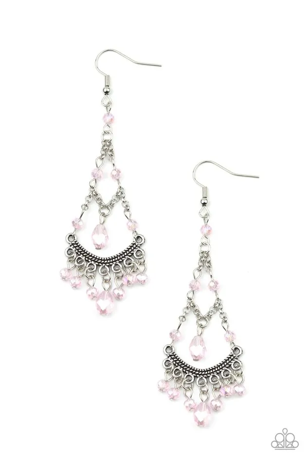 Earrings Paparazzi Jewelry Paparazzi Earring First In SHINE Pink Earrings Paparazzi Jewelry Paparazzi Earring First In SHINE Pink
