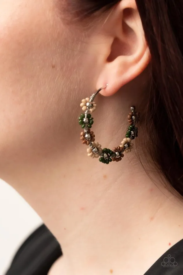 Earrings Paparazzi Jewelry Paparazzi Earring Growth Spurt Green