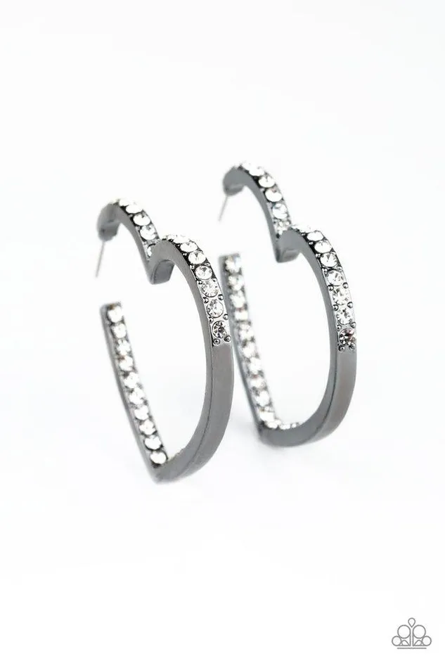 Earrings Paparazzi Jewelry Paparazzi Earring Heartbreaker Black