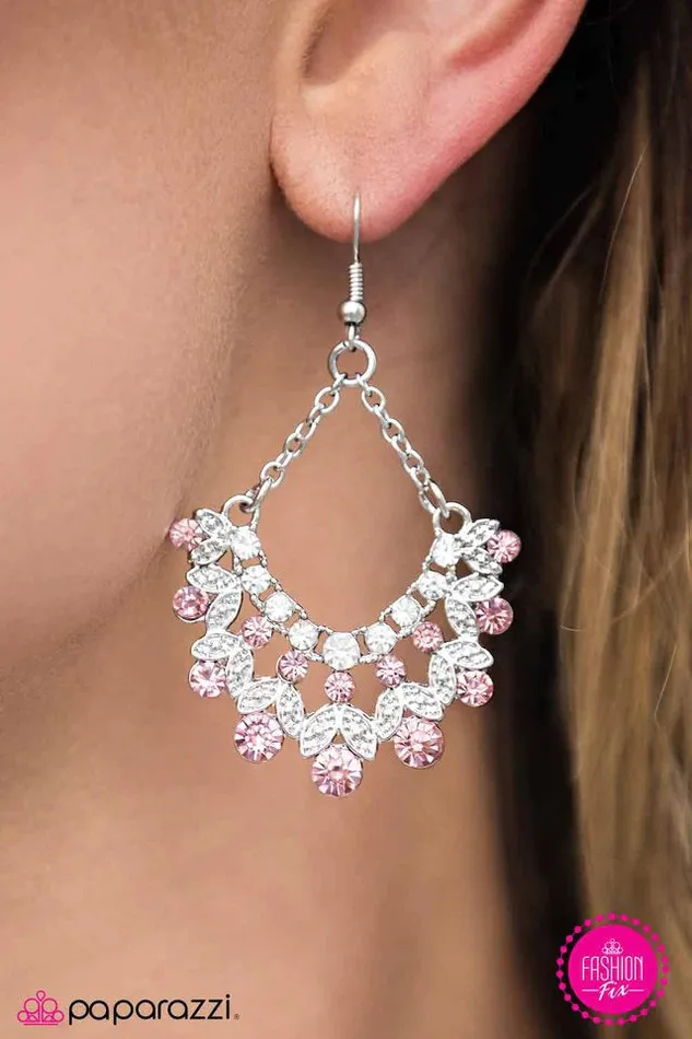 Earrings Paparazzi Jewelry Paparazzi Earring Hey Glitter Glitter Pink