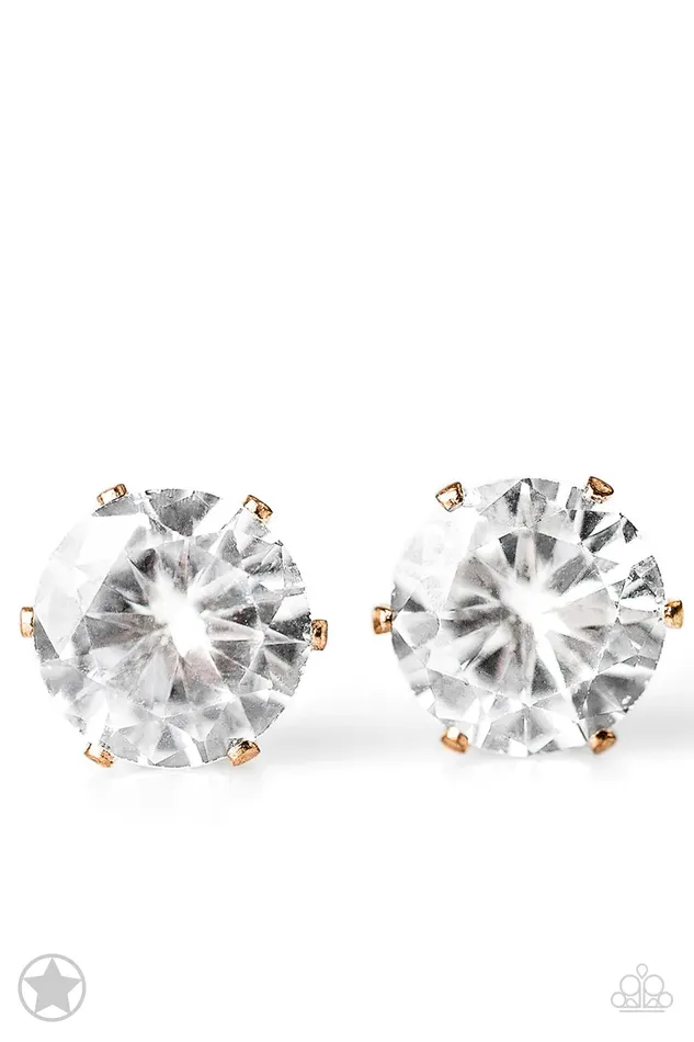 Earrings Paparazzi Jewelry Paparazzi Earring Just In TIMELESS Gold