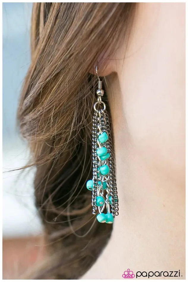 Earrings Paparazzi Jewelry Paparazzi Earring Out Of This World Blue