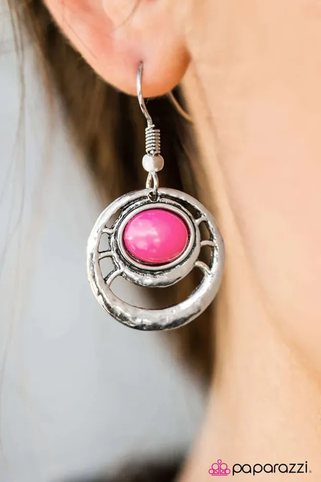 Earrings Paparazzi Jewelry Paparazzi Earring Panama Party Pink